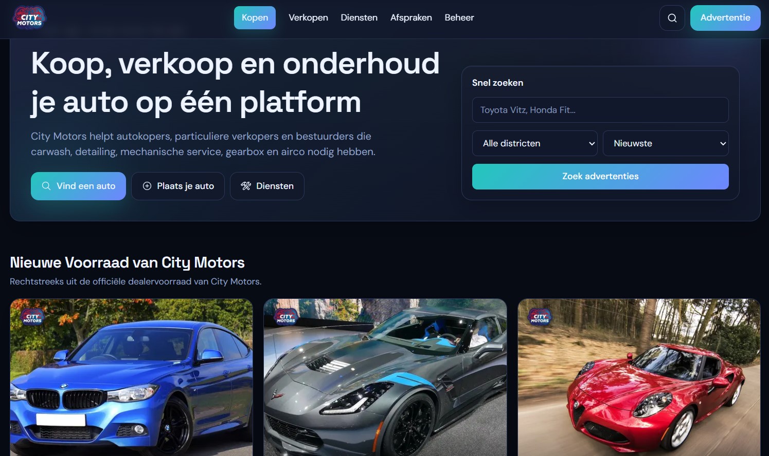 Car Dealer project preview