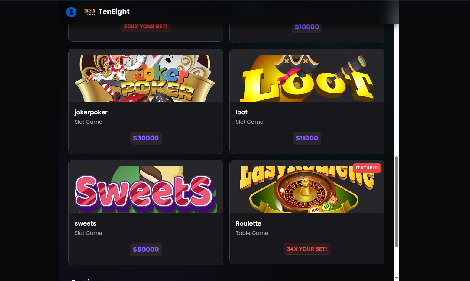 Slotmachine project preview